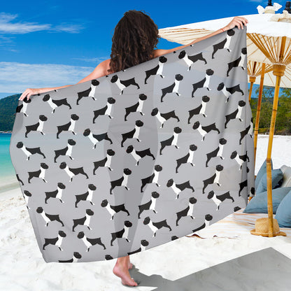 Boxers Pattern Print Design 01 Sarong Pareo Wrap
