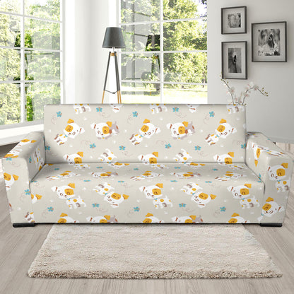 Russell Terriers Print Design LKS306 Sofa Slipcover