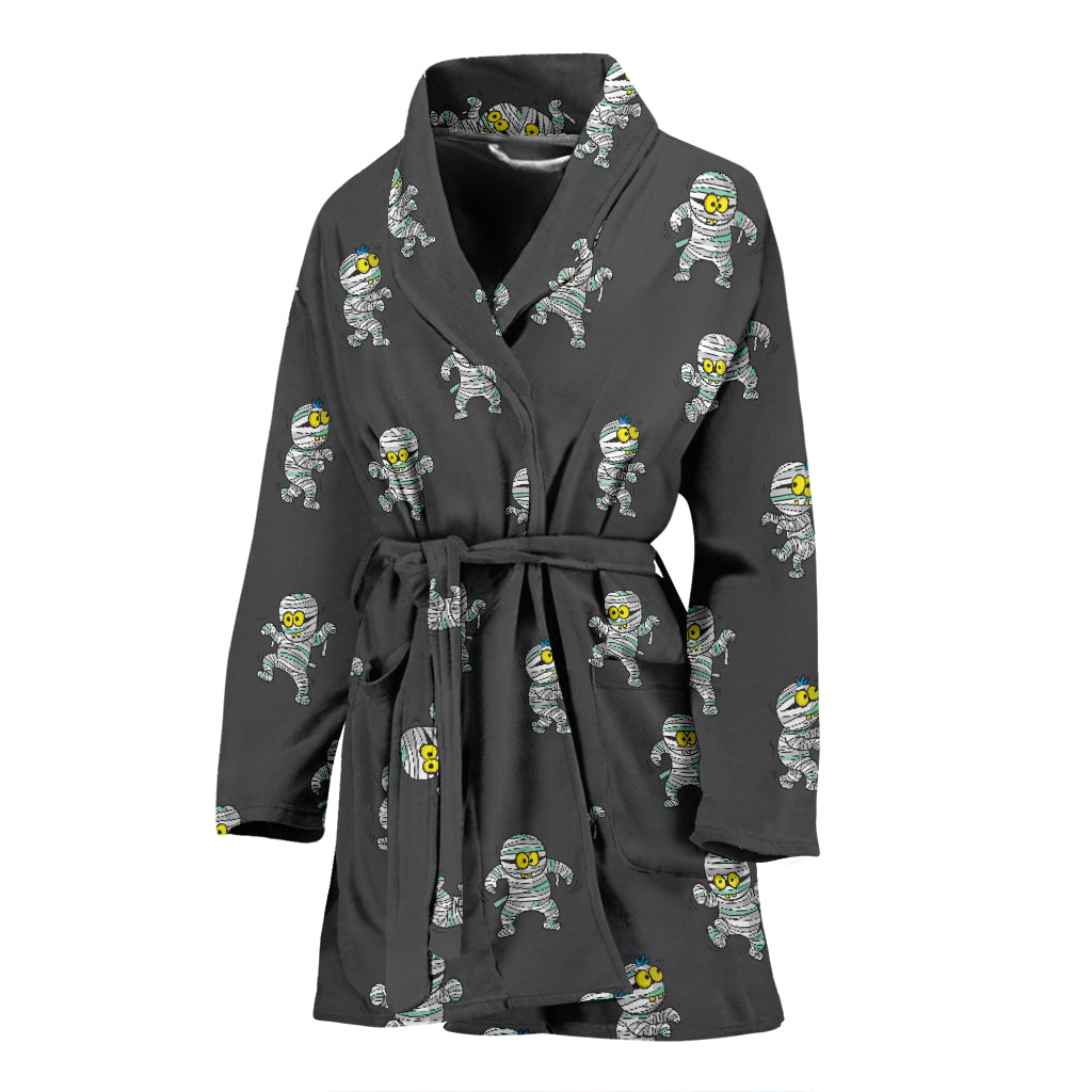 Mummy Print Design LKS305 Women Bathrobe