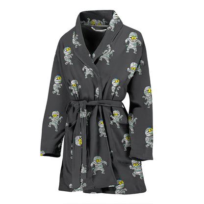 Mummy Print Design LKS305 Women Bathrobe