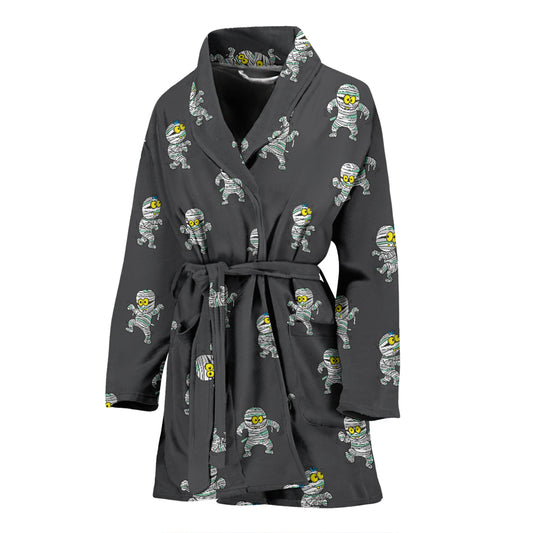Mummy Print Design LKS305 Women Bathrobe