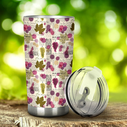 Wine Style Design Print Tumbler