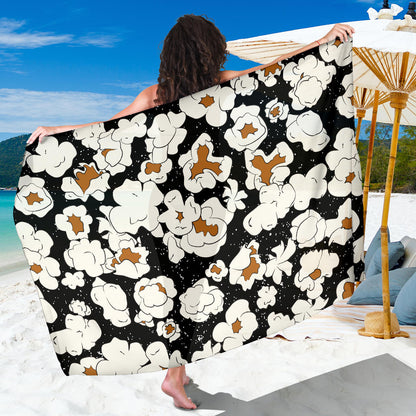 Popcorn Pattern Print Design A02 Sarong Pareo Wrap