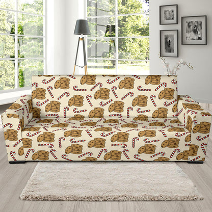 Cookie Pattern Print Design 04 Sofa Slipcover