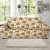 Cookie Pattern Print Design 04 Sofa Slipcover