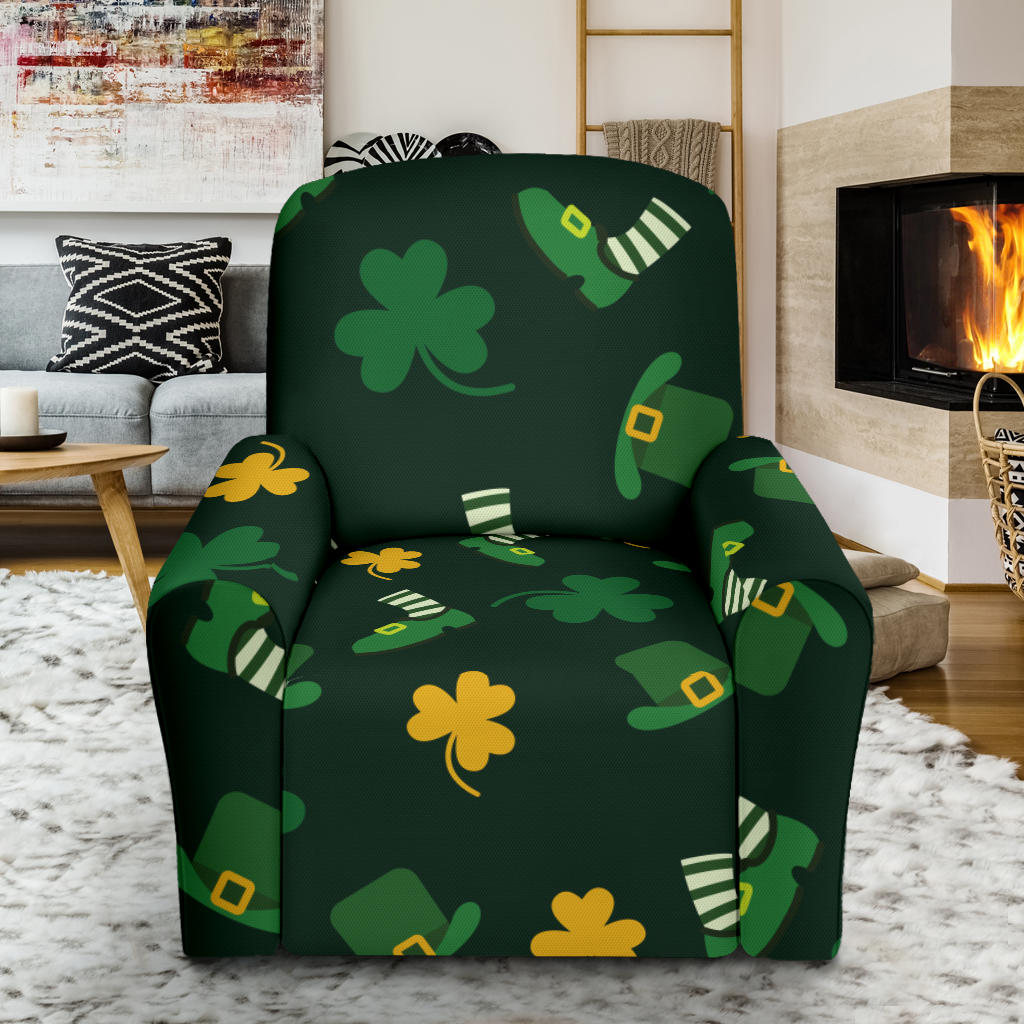 St Patricks Day Print Design LKS306 Recliner Slipcover with Pocket