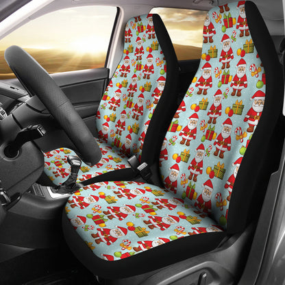 Santa Christmas Themed Print Design LKS303 Car Seat Covers