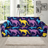 Kangaroos Pattern Print Design 02 Sofa Slipcover