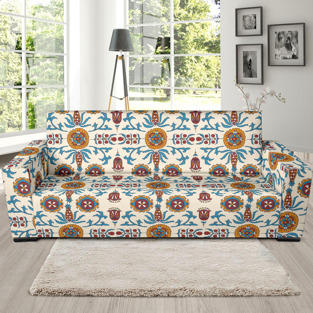 Suzani Print Design LKS301 Sofa Slipcover
