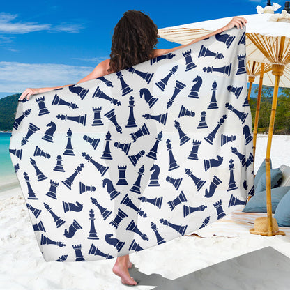 Chess Pattern Print Design 03 Sarong Pareo Wrap