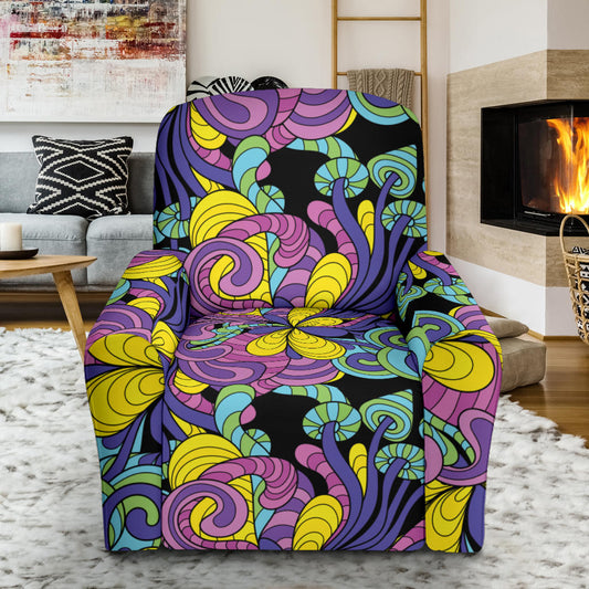Trippy Print Design LKS305 Single Sofa Slipcover