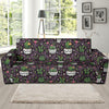 Cactus Pattern Print Design 03 Sofa Slipcover