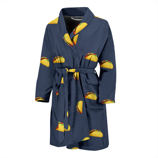 Taco Print Design LKS305 Men Bathrobe