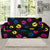 Lip Neon Color Pattern Print Design 01 Sofa Slipcover