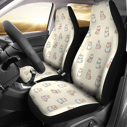 Shiba Inu Print Design LKS306 Car Seat Covers