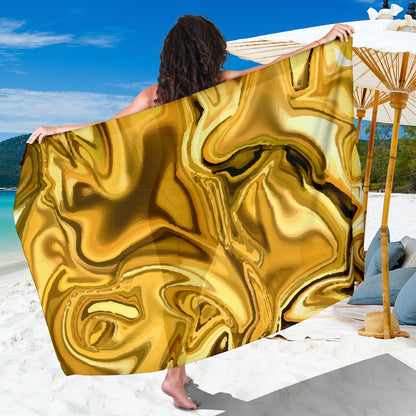 Liquid Pattern Print Design 03 Sarong Pareo Wrap