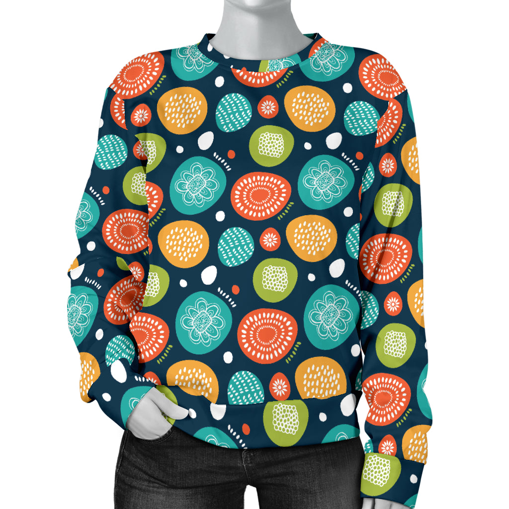 Swedish Themed Design Women Long Sleeve Sweatshirt