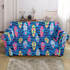 Surfboard Print Design LKS304 Loveseat Couch Slipcover