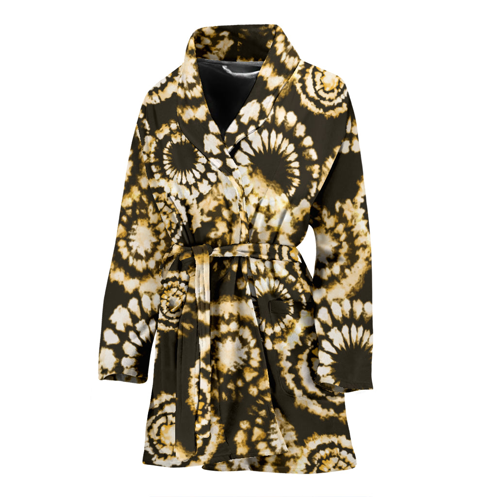 Tie Dye Print Design LKS307 Women Bathrobe