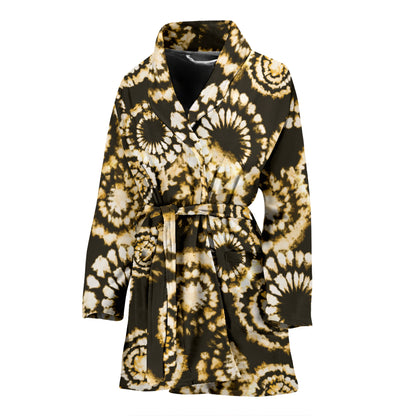 Tie Dye Print Design LKS307 Women Bathrobe