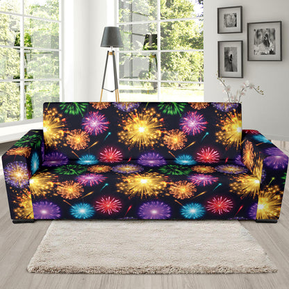 Firework Print Design LKS305 Sofa Slipcover