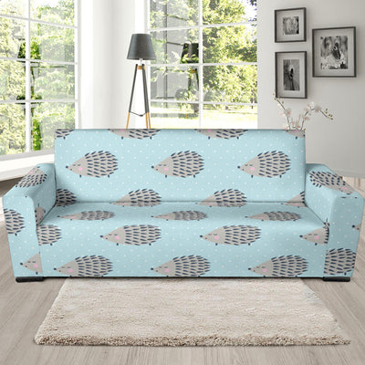 Hedgehog Pattern Print Design 02 Sofa Slipcover