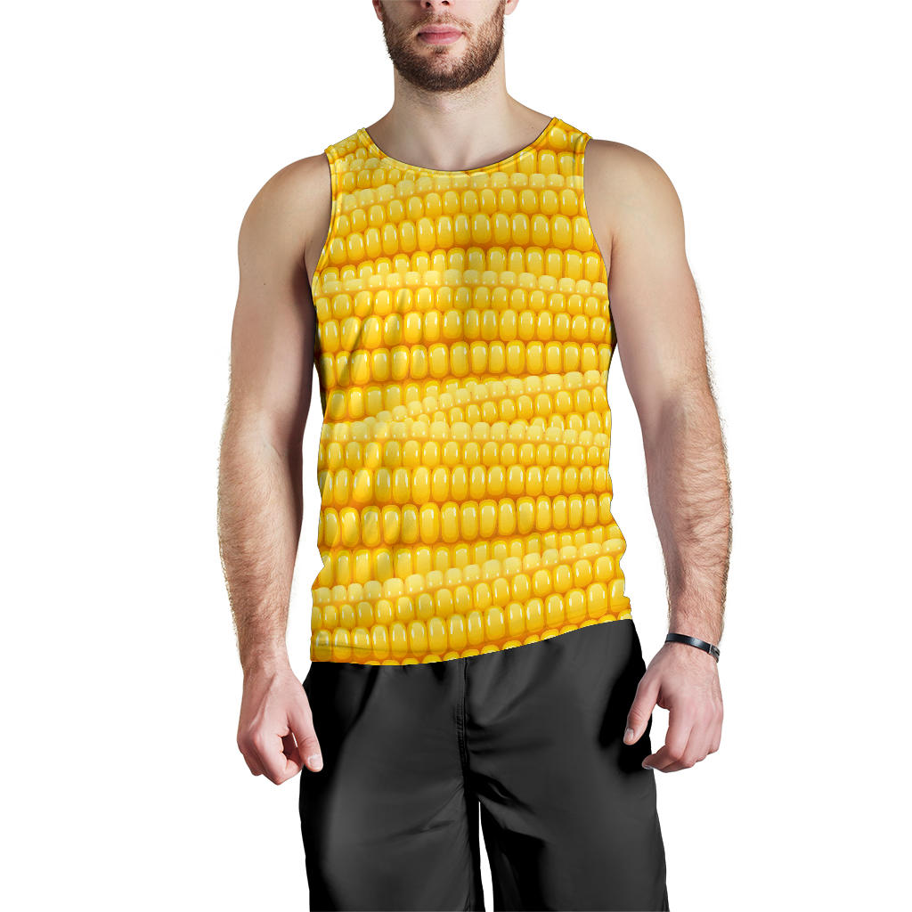 Agricultural Corn cob Pattern Men Tank Top
