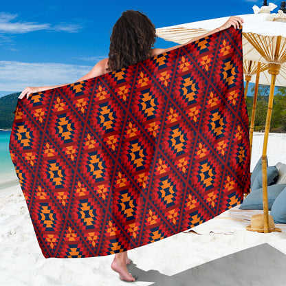Navajo Pattern Print Design A03 Sarong Pareo Wrap