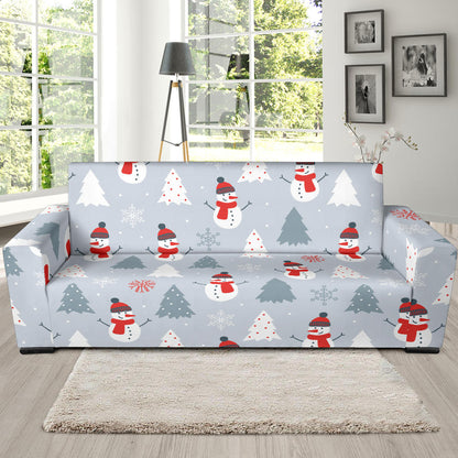 Snowman Print Design LKS302 Sofa Slipcover
