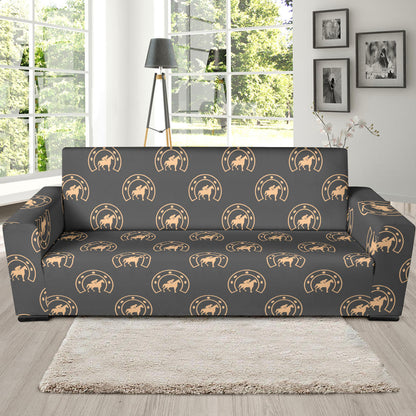 Horseshoe Print Design LKS306 Sofa Slipcover