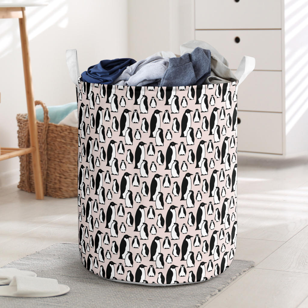 Penguin Themed Laundry Basket