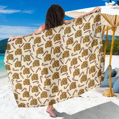 Cookie Pattern Print Design 04 Sarong Pareo Wrap