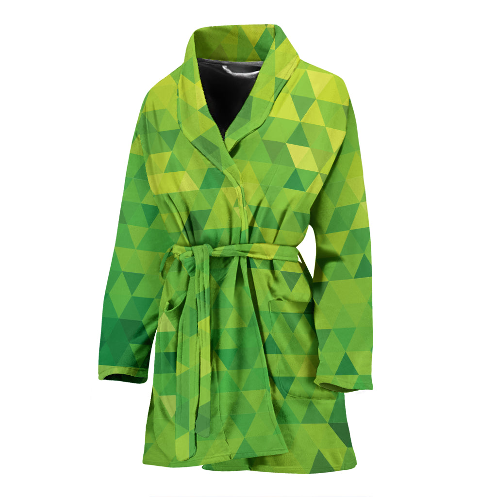 Geometric Print Design LKS402 Women Bathrobe