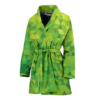 Geometric Print Design LKS402 Women Bathrobe