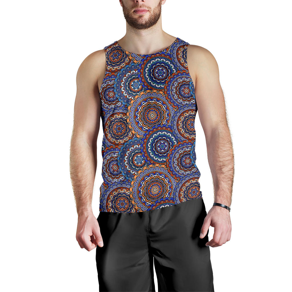 Mandala Boho Chic Design Print Men Tank Top