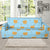 Pomeranians Pattern Print Design A03 Sofa Slipcover