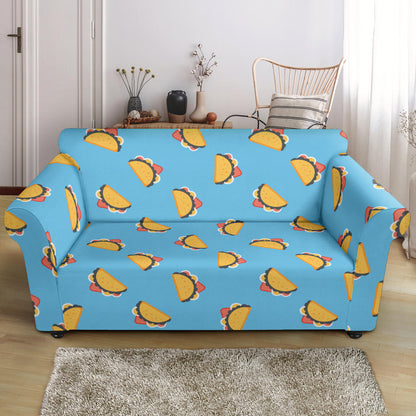 Taco Print Design LKS301 Loveseat Couch Slipcover
