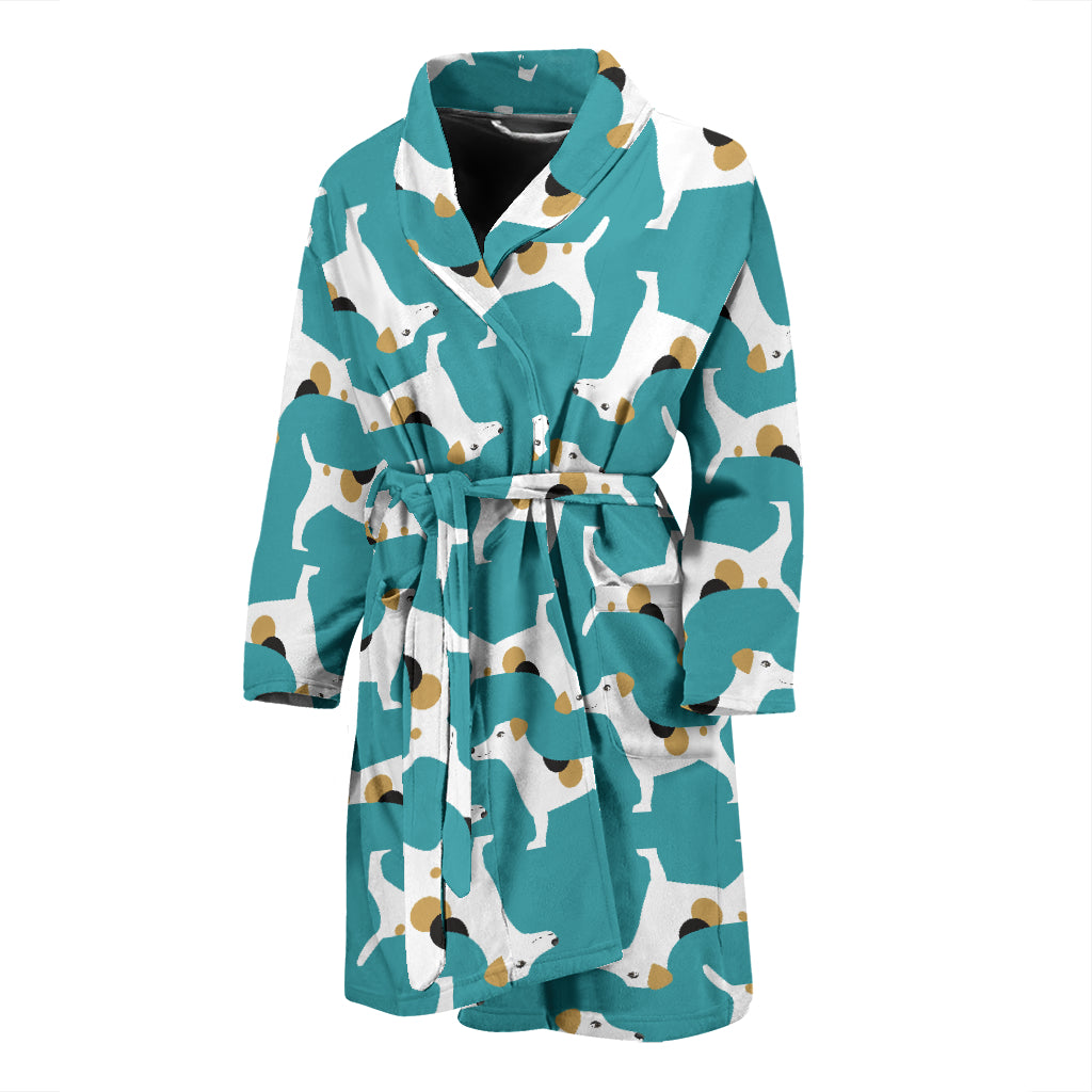 Russell Terriers Print Design LKS301 Men Bathrobe