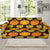 Pumpkin Pattern Print Design A01 Sofa Slipcover