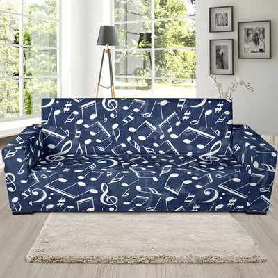 Music note Pattern Print Design A02 Sofa Slipcover