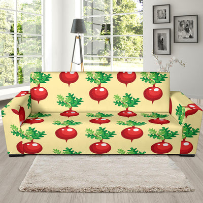 Radish Pattern Print Design A02 Sofa Slipcover