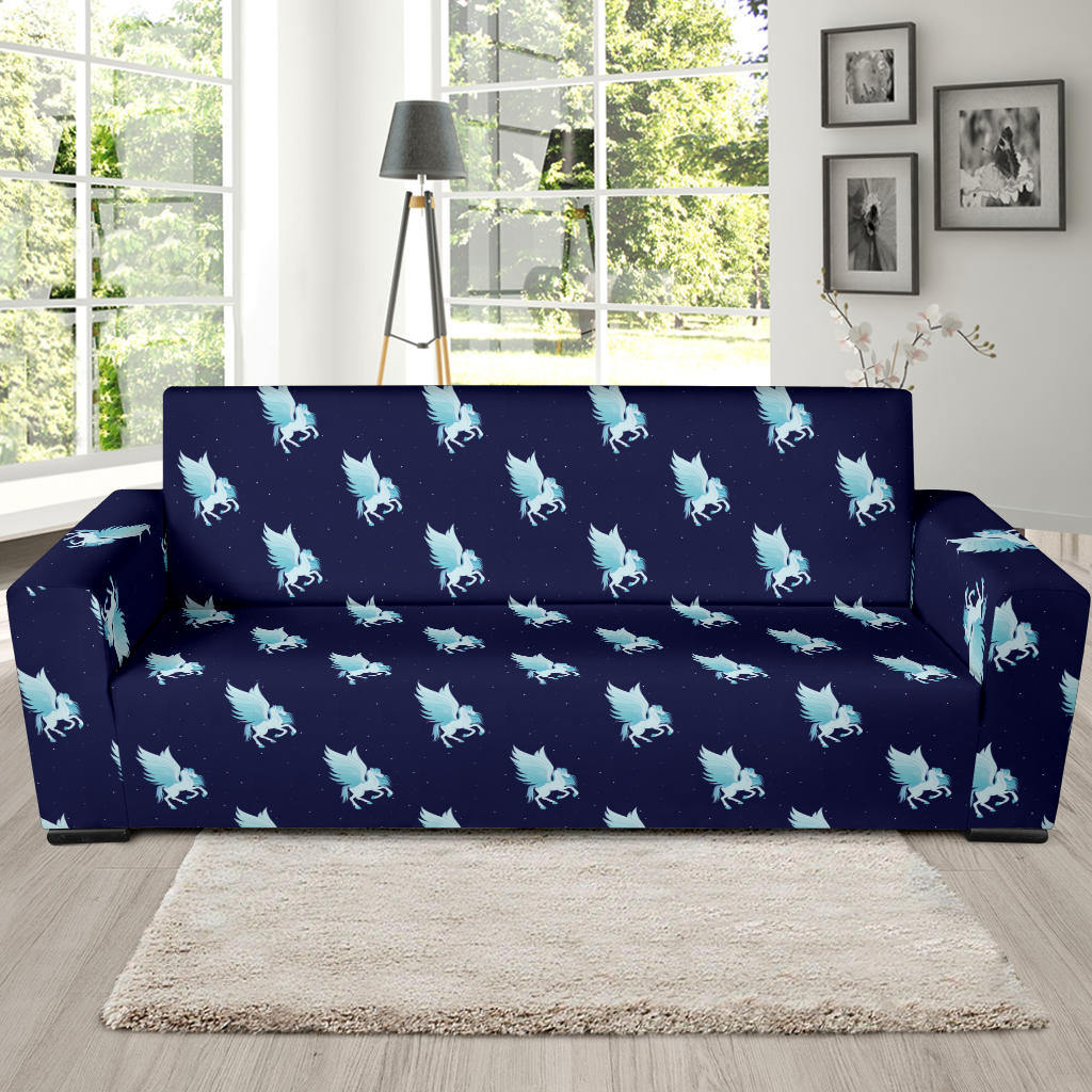 Pegasus Pattern Print Design 03 Sofa Slipcover