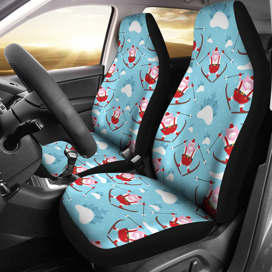 Ski Print Design LKS309 Car Seat Covers