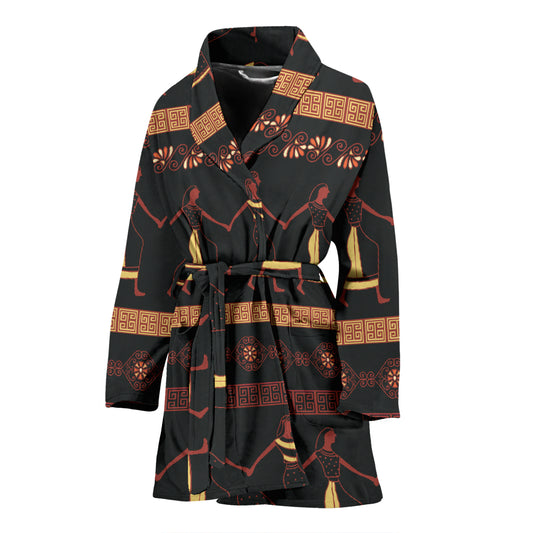 Ancient Greek Human Print Design LKS306 Women Bathrobe