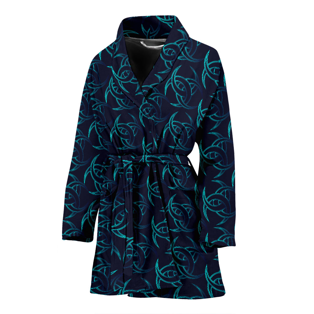 Vikings Print Design LKS302 Women Bathrobe