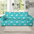 Bull Terriers Pattern Print Design 07 Sofa Slipcover