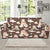 Hamster Pattern Print Design 03 Sofa Slipcover