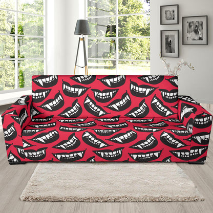 Vampire Lips Print Design LKS305 Sofa Slipcover