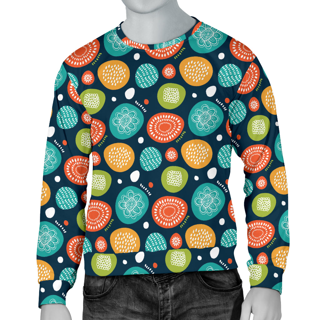 Swedish Themed Design Men Long Sleeve Sweatshirt