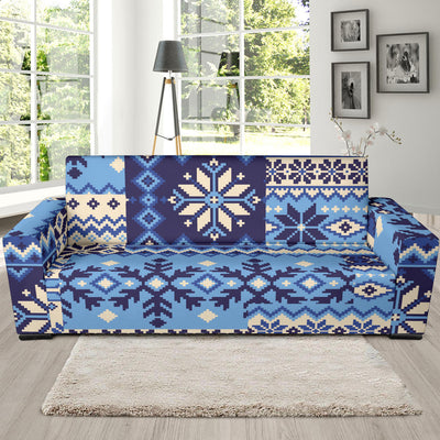 Nordic Pattern Print Design A04 Sofa Slipcover